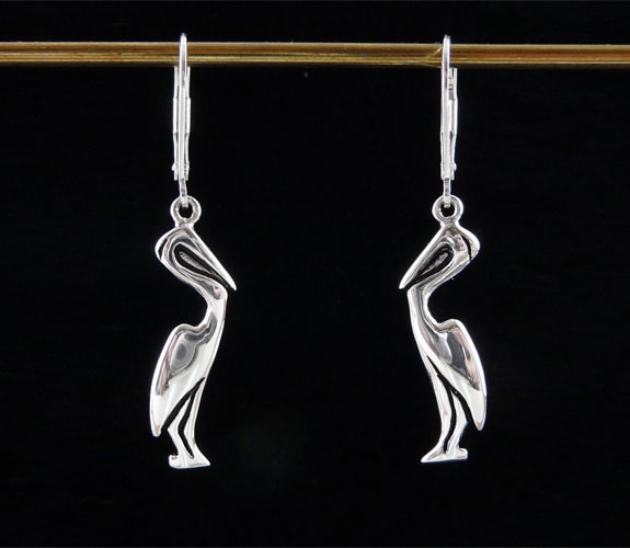 "Heron Profile" Earrings - Jeff Mckenzie